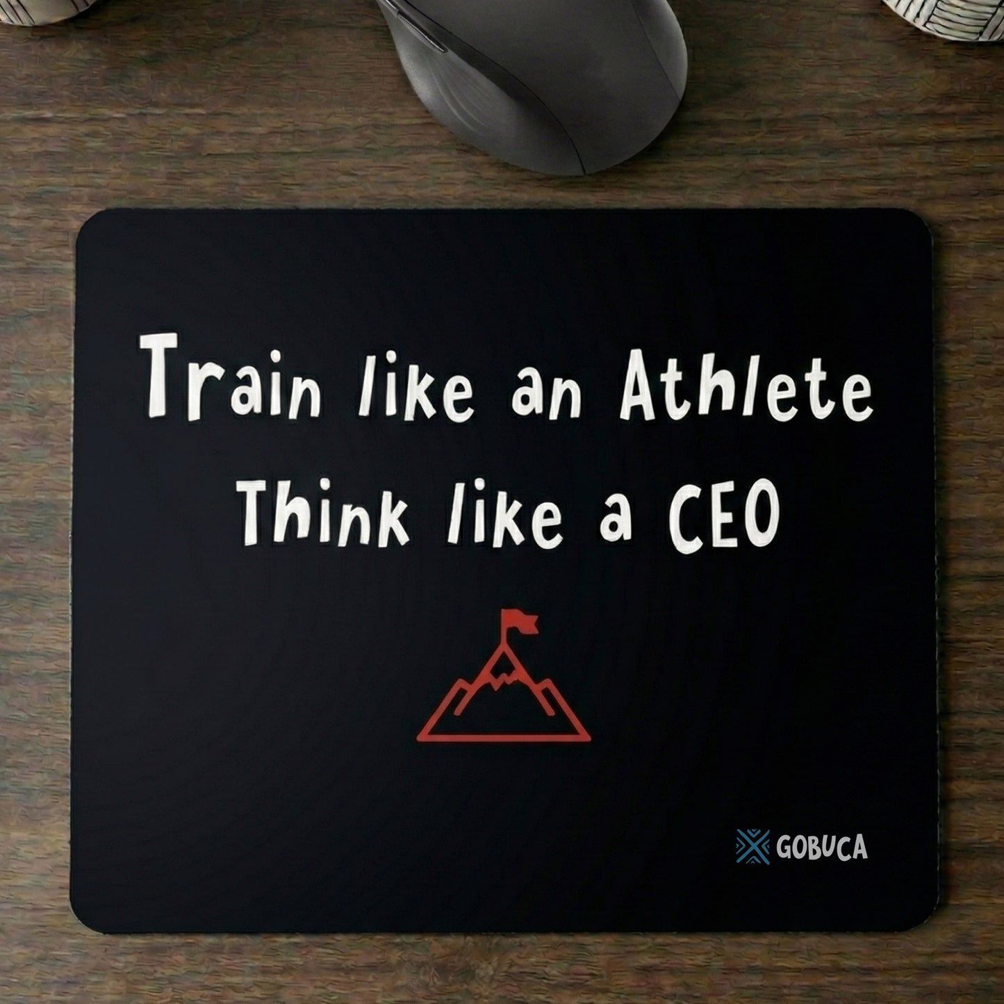 Train Like An Athlete Motivational Mouse Pad