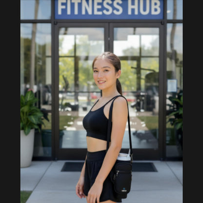 Magnetic Stanley® Cup Tote Bag with Phone Pocket - 30/40oz Bottle Holder & Strap