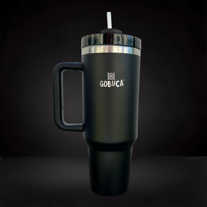 Gobuca 40 oz Stainless Steel Tumbler-Black