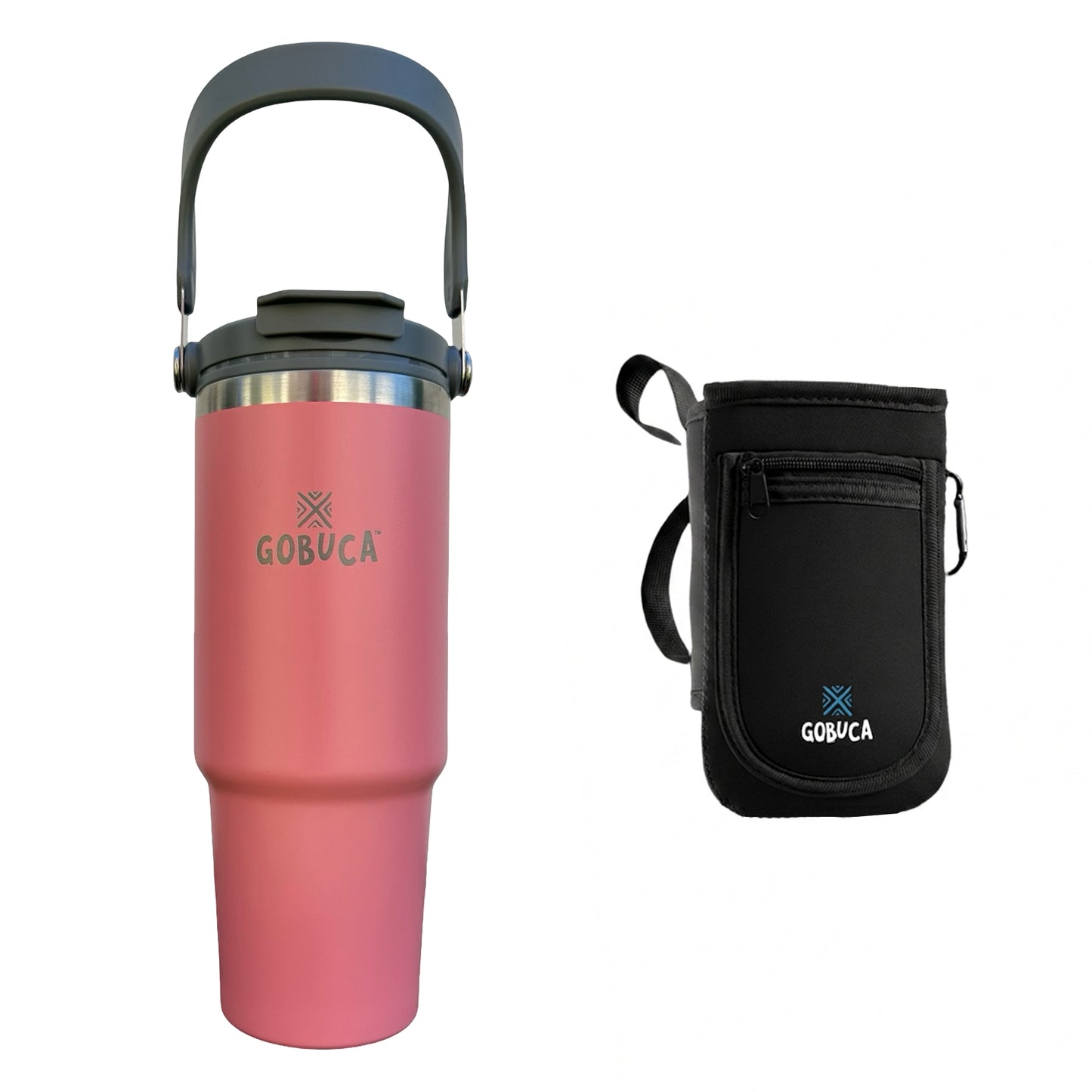 Gobuca Bundle- Gobuca Hydro Hitch & Gobuca 30 oz Tumbler- Pink- Limited Qty- Free Shipping
