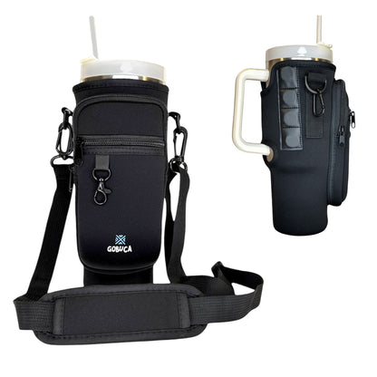 Magnetic Stanley® Cup Tote Bag with Phone Pocket - 30/40oz Bottle Holder & Strap