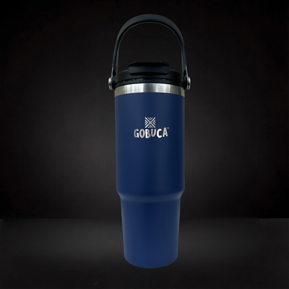 Gobuca 30 oz Stainless Steel Tumbler-Navy